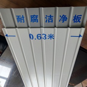 蒸煮车间净化板不生锈 净化板 大连凡美UPVC洁净板 