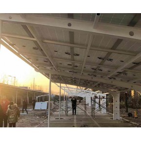 亳州利辛新能源学校150kw光伏车棚项目
