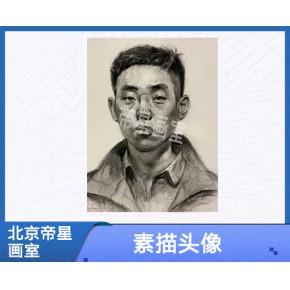 服装学院素描头像 服装学院素描头像 帝星