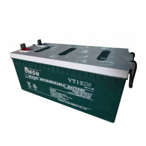 UNION蓄电池VT12250 12V250AH机房安装