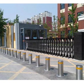 进贤升降柱 双雄生产加工各类旗杆 全自动升降柱防撞柱