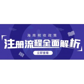 海南咨询服务公司免企业所得税代办