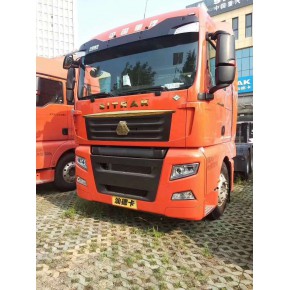 国六汕德卡燃气车480马力牵引车带液缓器低价售全国