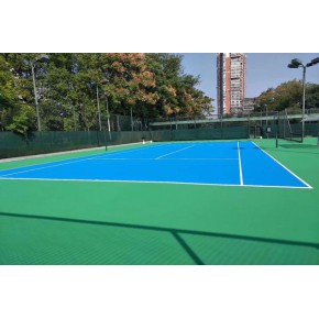 新农村丙烯酸球场建设 江西特冠体育 吉安永新丙烯酸