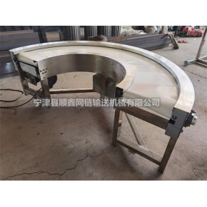 石棉流水线滚筒转弯机 顺鑫网链 流水线滚筒转弯机图纸