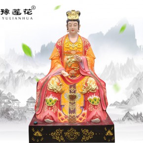 宝月光皇后神像 道教大神人物雕像玉皇圣母神像 圣母天尊孔雀明王神像