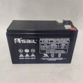 6-FM-7风帆蓄电池12V7AH风力系统