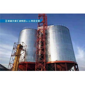 粉煤灰钢板仓 陕西钢板仓 安阳卓越钢板仓厂 
