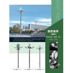 西安新款玉兰灯 锦绣前程组合路灯 西安中华灯厂家 造型独特别出心裁LED路灯