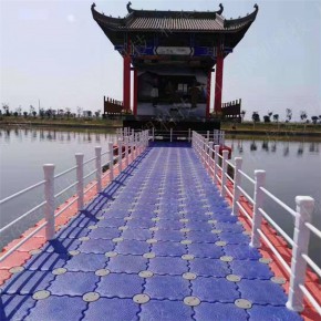 公园景区轮渡码头浮台 水上承重塑料浮块