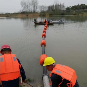 抽沙管道浮筒用量计算 PE塑料浮体安装施工