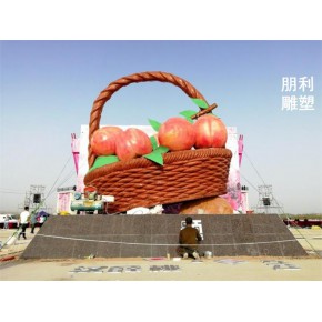 不锈钢果篮雕塑厂 水景果篮雕塑厂家 公共雕塑