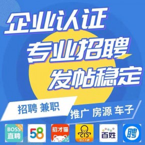出BOSS招聘平臺賬號（對公認(rèn)證+環(huán)境認(rèn)證）