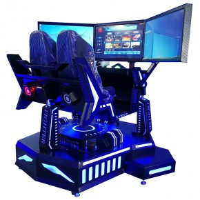 vr三屏动感赛车 vr动感驾驶体验模拟器全套 电玩城游乐场游戏设备