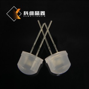 F8草帽乳白色散光發(fā)光管霧狀白光燈珠色溫可選