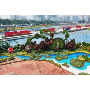 植物墙能够改善城市的空气和环境