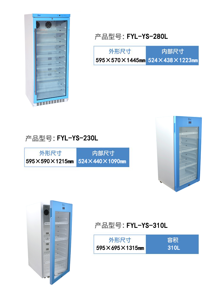 带温度显示的车载医用冰箱