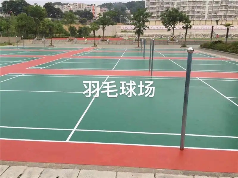 潍坊丙烯酸羽毛球场建设