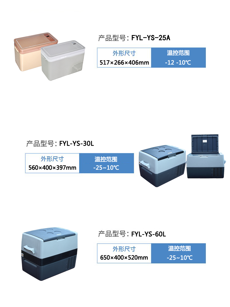 检测样本低温保存箱（可车载可室内用）