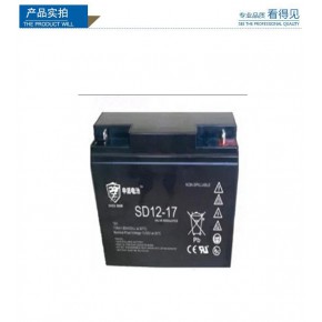 申盾蓄电池SD12-17铅酸性免维护电池12V17AH