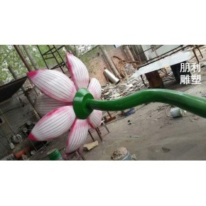 花卉雕塑订做制作厂家 景观植物科雕塑 标示花卉雕塑