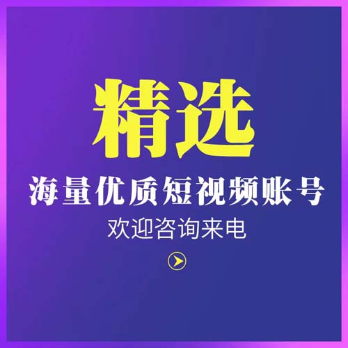 短视频粉丝账号交易低价批发