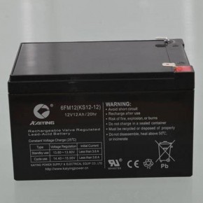 KAIYING蓄电池6FM12 12V12AH/20HR电梯照明 UPS系统