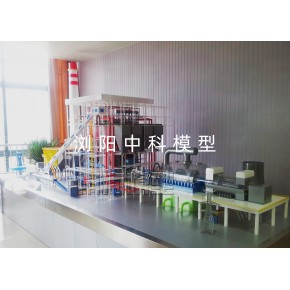 火力发电厂模型，汽轮机模型，锅炉模型