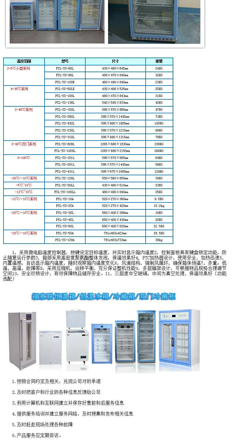 15-25度医用冰箱药品恒温箱