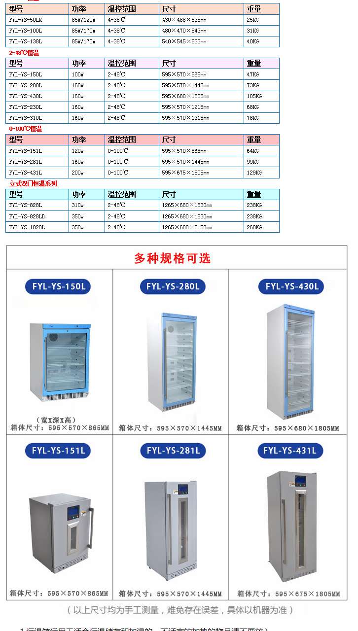 检验样品恒温测试箱，FYL,RT-100度