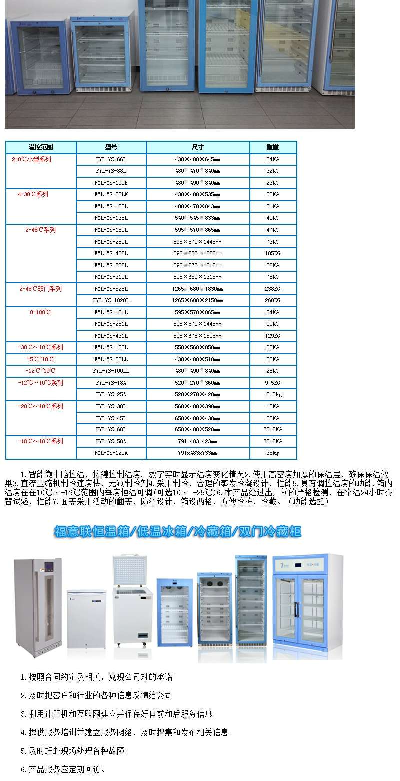 20-30度对开门医用恒温箱双门医用恒温柜