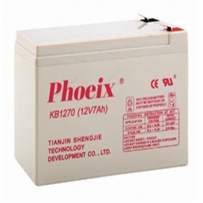 Phoenix凤凰蓄电池KB1270 防阻燃壳体 12V7AH