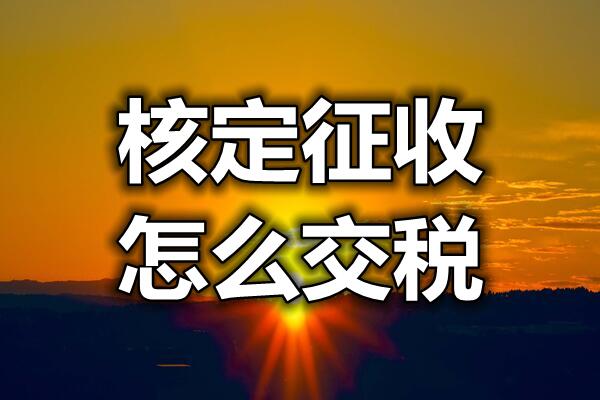 个体户核定征收怎么算已更新(实时/消息)