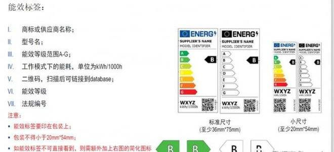 临沂欧盟能效标签