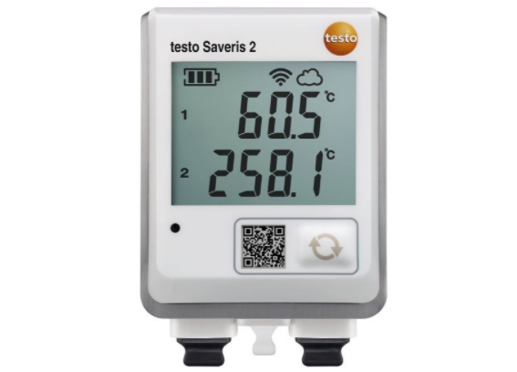 testo Saveris 2-T3 WiFi 温度记录仪 - 两个外置温度探头插口.png