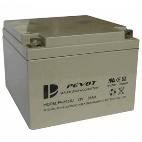 PEVOT蓄电池PV6M24U 12V24AH 阀块