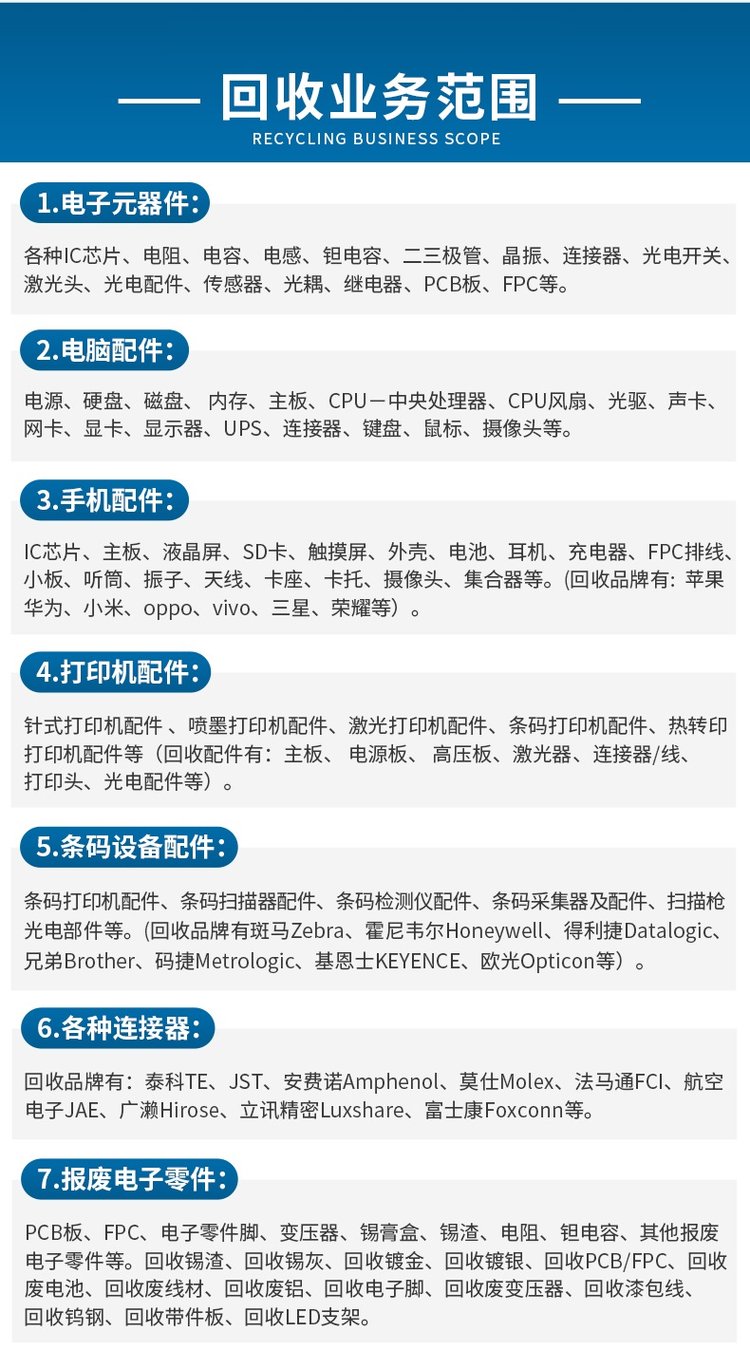 广州收购电阻器 回收三极管 款式齐全