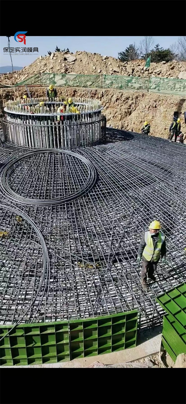 现浇风电基础钢模具抗压强周转次高变电站箱变基础钢模板