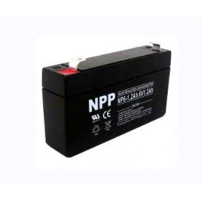 耐普蓄电池NP6-1.2AH 6V1.2AH小型铅酸蓄电池