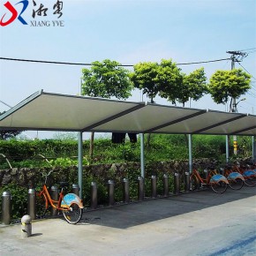 广东河源ZKLM-07膜结构篮球场棚张拉膜户外钢结构