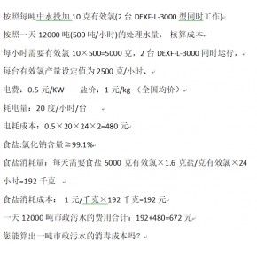 自来水消毒 盐耗低自来水消毒设备 不堵塞