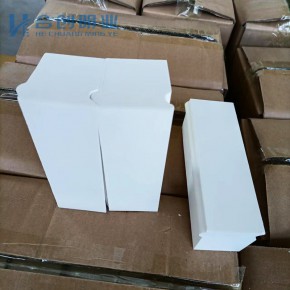 合创明业 耐磨氧化铝陶瓷衬砖H50斜砖 球磨机搅拌磨筒体耐磨施工