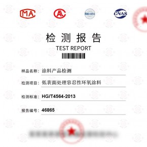 涂料产品-低表面处理容忍性环氧涂料测试-百检网