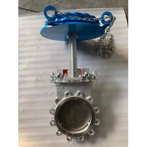 链轮插板阀DN150 PZL73TC-10 链轮陶瓷刀闸阀