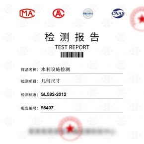 水利设施检测-几何尺寸测试-能源及设备检测报告