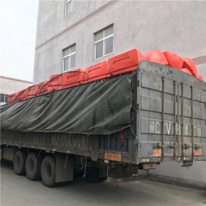 水电站环境垃圾治理拦污浮筒效果