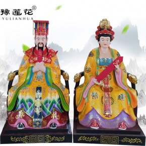瑶池娘娘神像民间传说人物西王母神像雕塑作品玻璃钢雕塑生产厂家