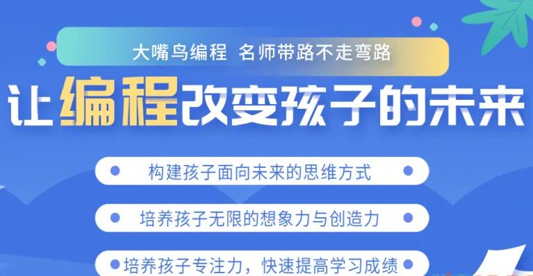 大嘴鸟少儿编程