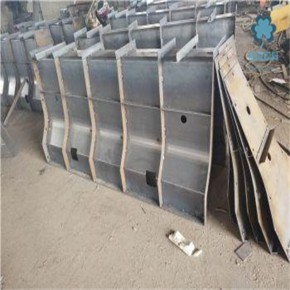 卧式隔离墩钢模具 梯形防撞墩模具水泥配种墩模具