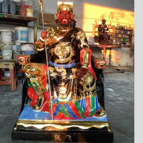 河南赵子龙雕像批发 岳飞仿真雕塑 李广佛像雕塑